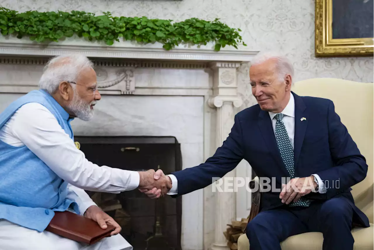 Biden Sambut Modi di Gedung Putih dalam Kunjungan yang Dipantau Ketat |Republika Online