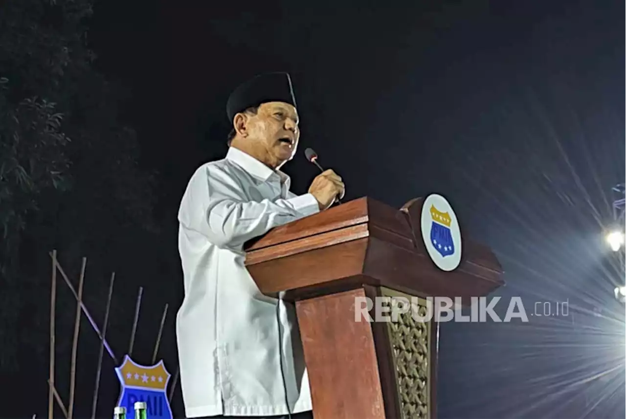 Prabowo Sebut Gibran Pemimpin Masa Depan |Republika Online