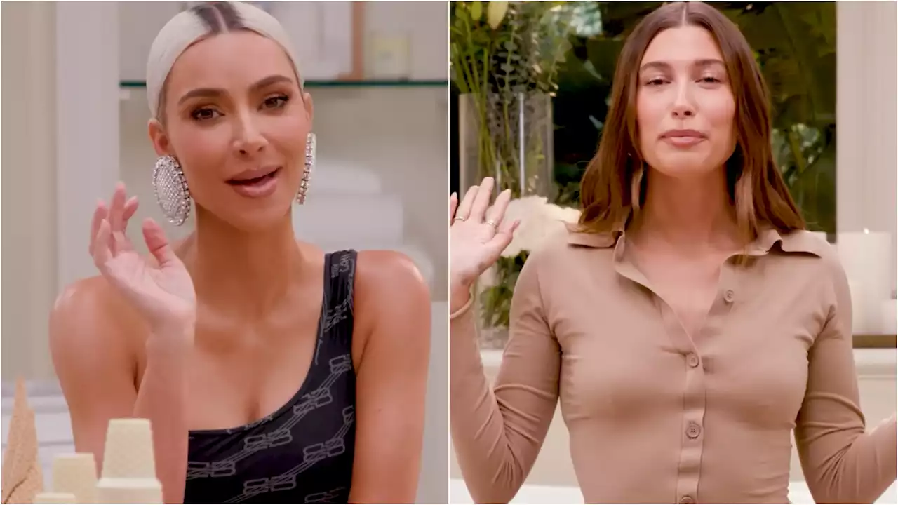 Kim Kardashian revela já ter transado em avião e Hailey Bieber dispara: ‘Safada’