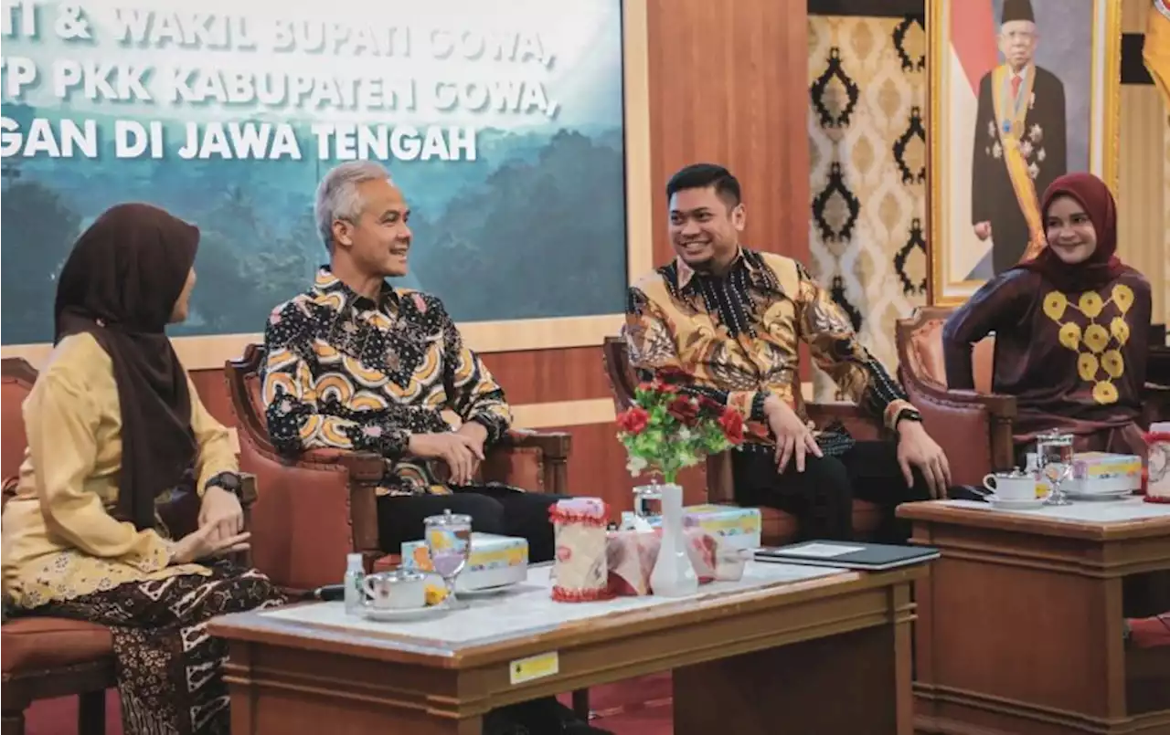 Kagumi Kemajuan Desa di Jateng, Kepala Desa dan Bupati Gowa Belajar ke Ganjar