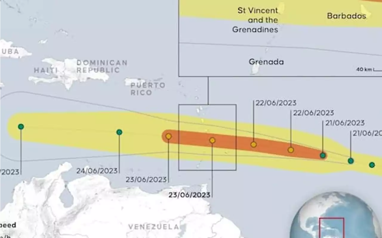 Martinica, allerta per tempesta tropicale Bret diretta verso i Caraibi