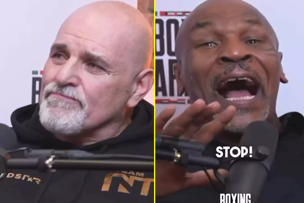 Mike Tyson overwhelmed as John Fury tells him why he named Tyson Fury after him