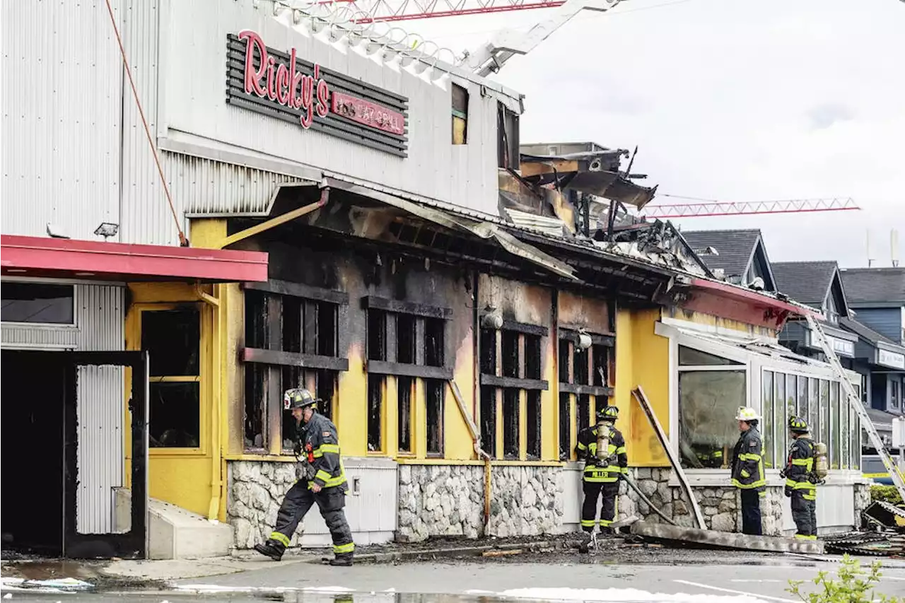 Police investigating fire at Ricky's All Day Grill as arson