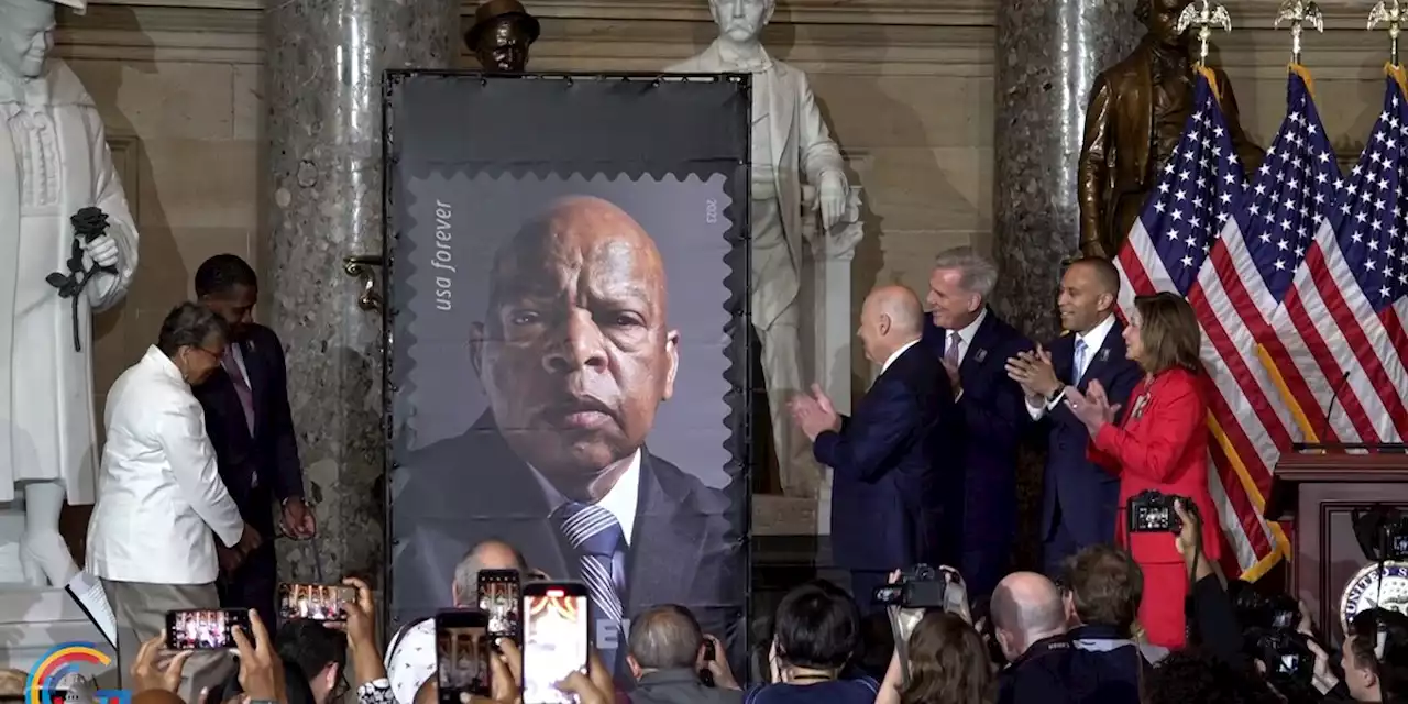 Stamp honoring late Rep. John Lewis unveiled at Capitol