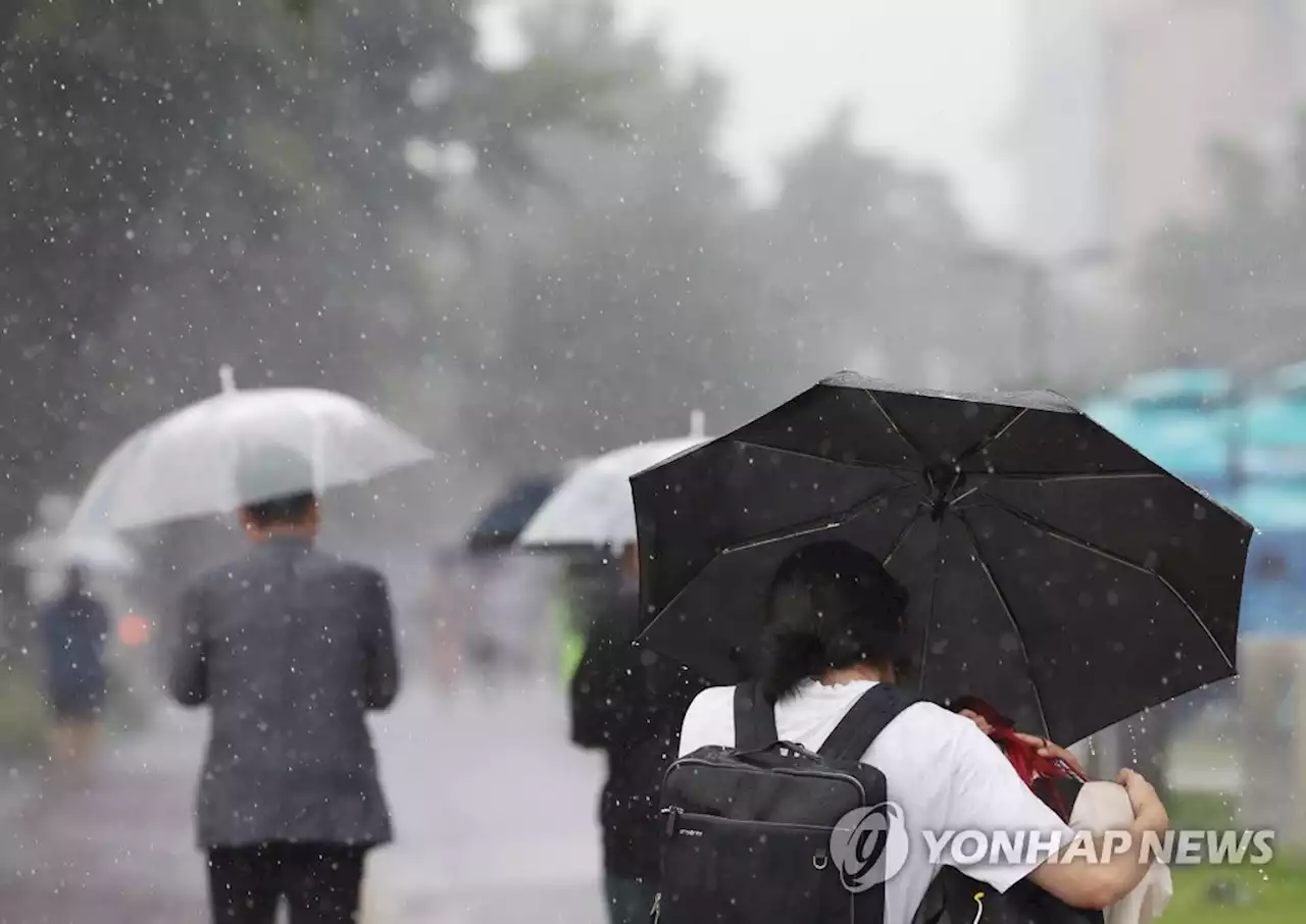 일요일 장마 시작…첫 장맛비부터 많은 양에 일부 지역 폭우 | 연합뉴스