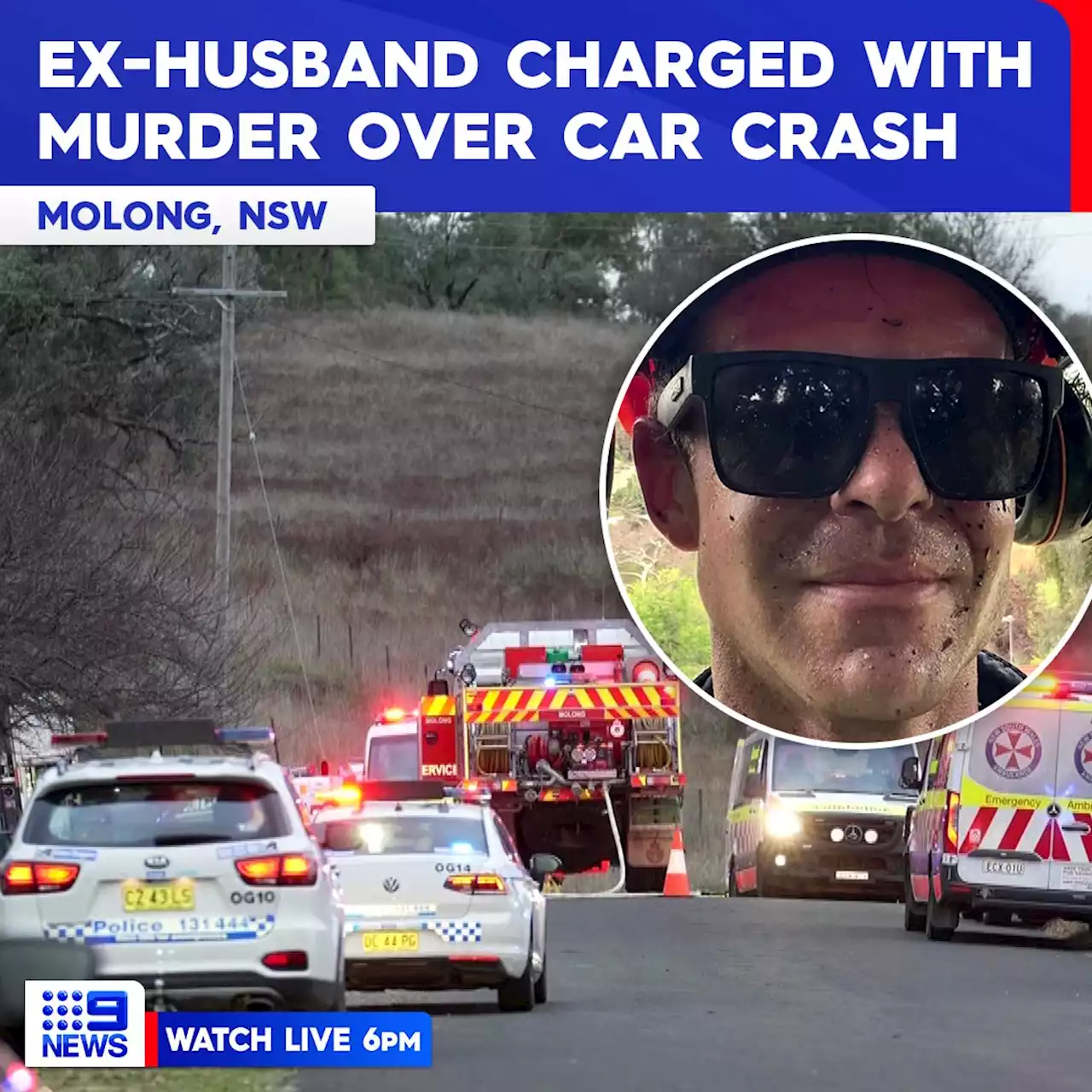 Man charged with murdering woman, attempting to kill two girls in NSW car crash