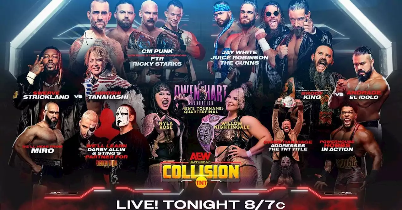 AEW Collision Preview: The Meat on AEW's Anti-WWE Weekend Sandwich