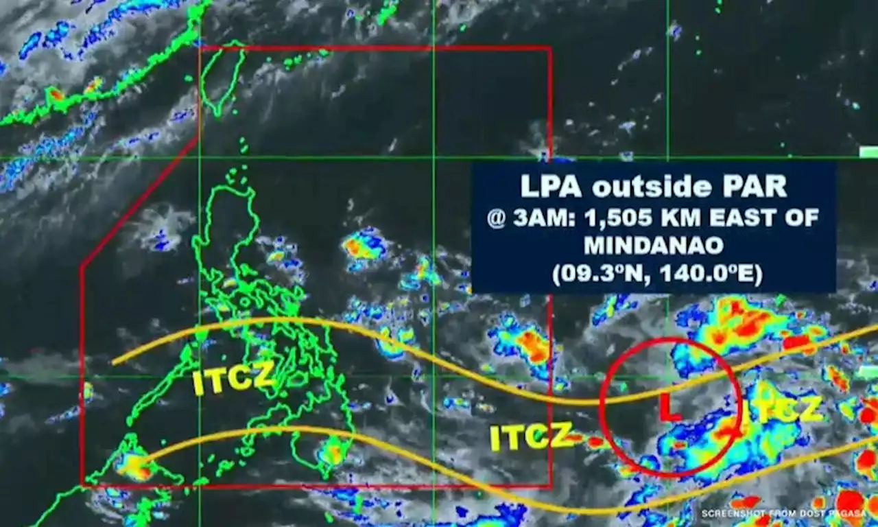 LPA outside PAR might turn into storm in coming days – PAGASA