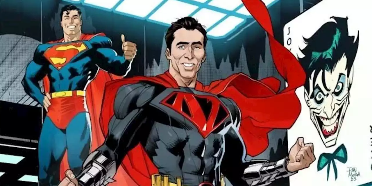 Nicolas Cage’s Superman Flies Onto the Cover of ‘Batman/Superman: World’s Finest’