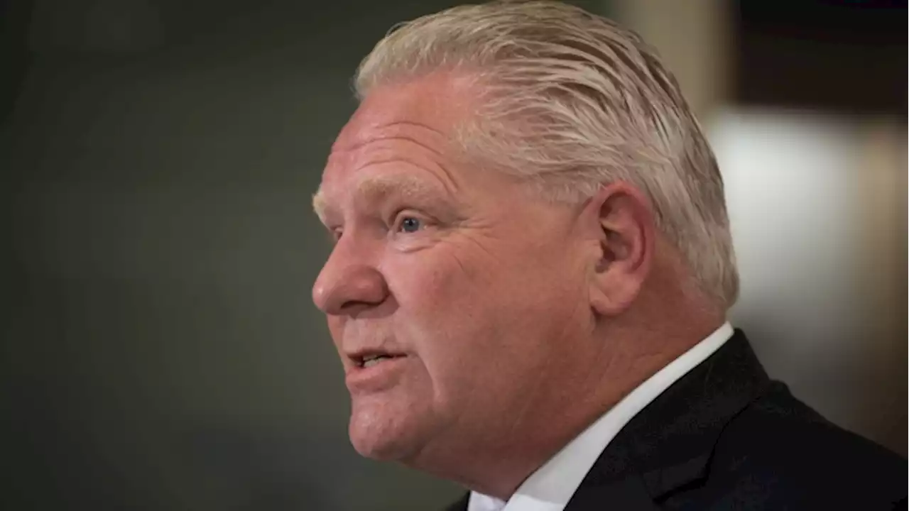 In robocall, Ontario Premier Ford says Toronto voters need to unite behind Saunders