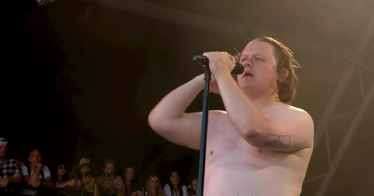 Lewis Capaldi strips off at Glastonbury after teasing Ed Sheeran appearance