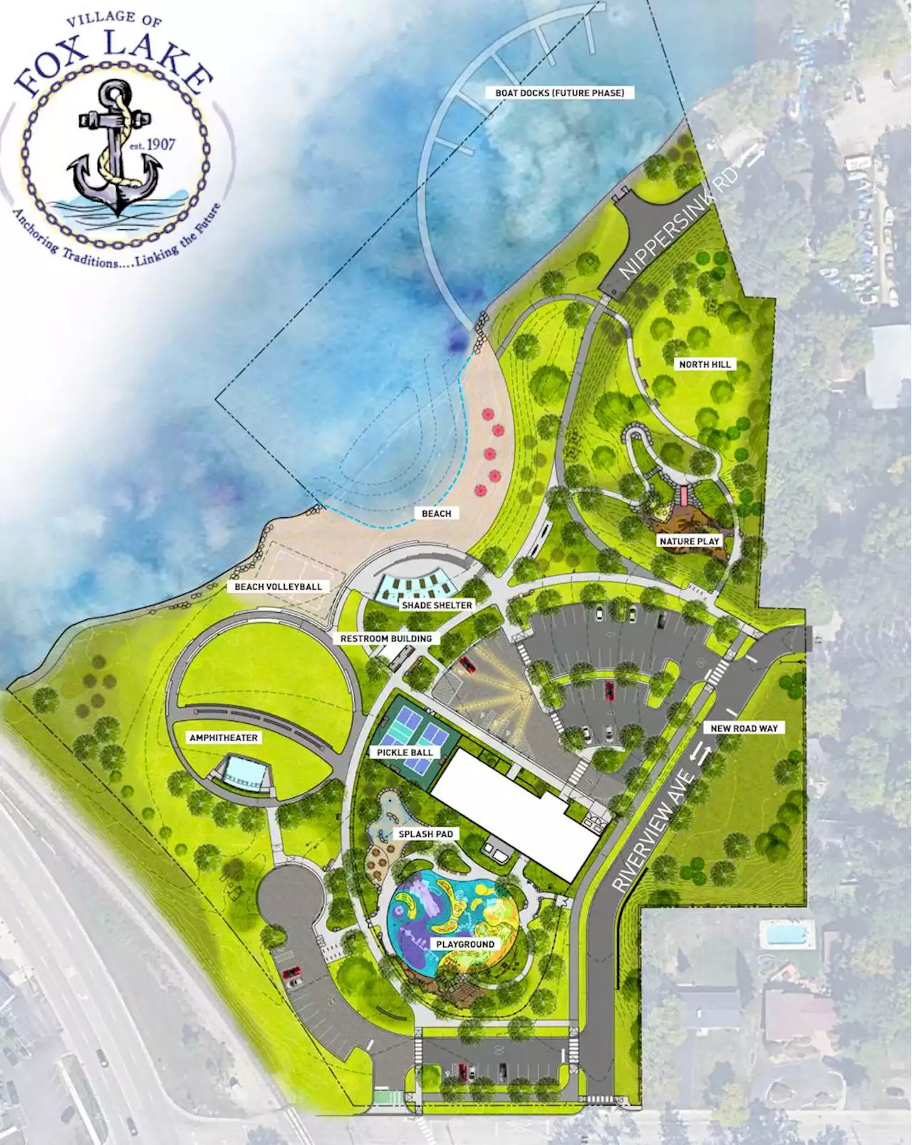 Fox Lake park to get amphitheater, pickleball courts in project that begins Monday