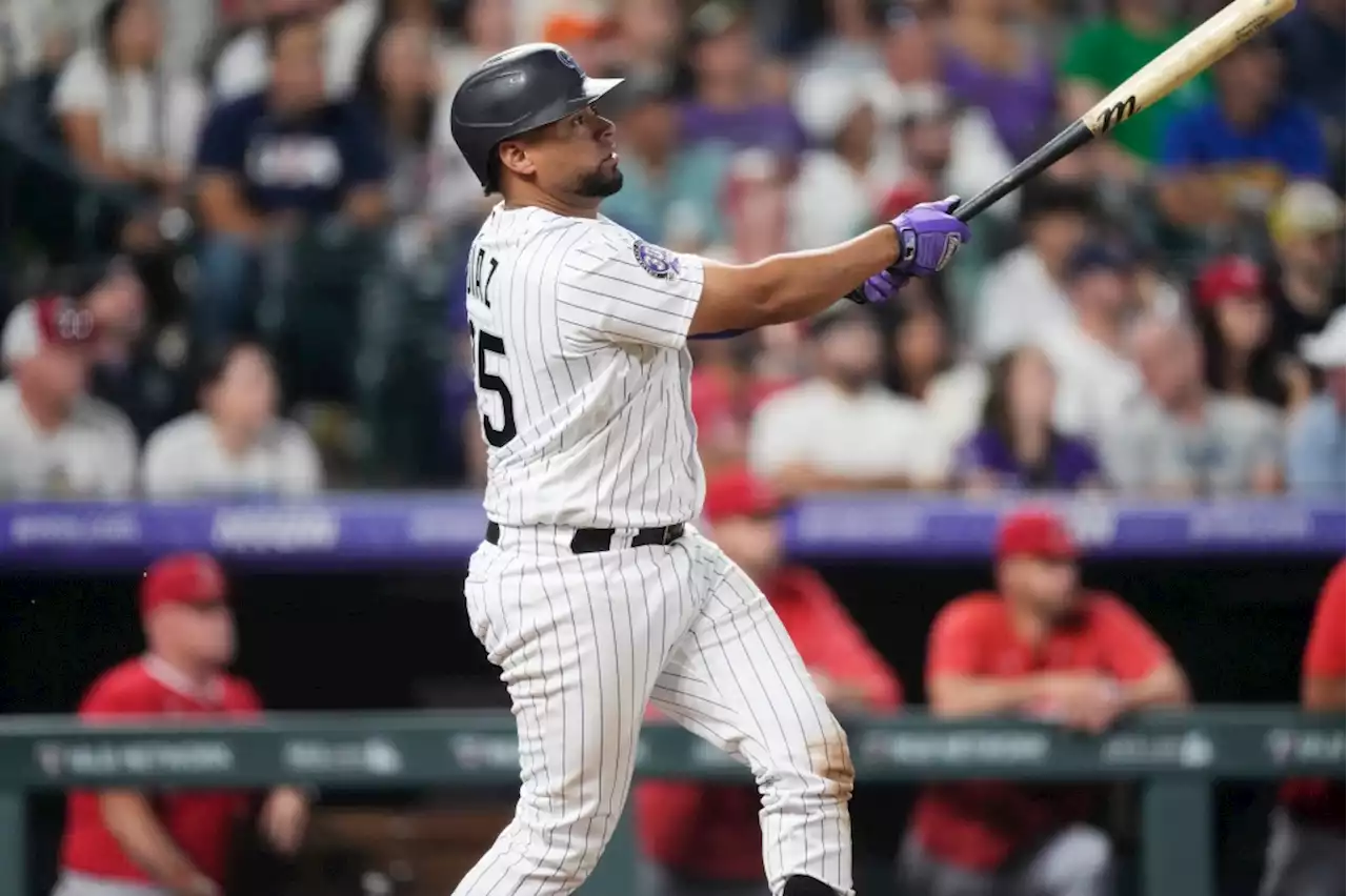 Elias Diaz helps Rockies snap eight-game losing streak with win of Angels