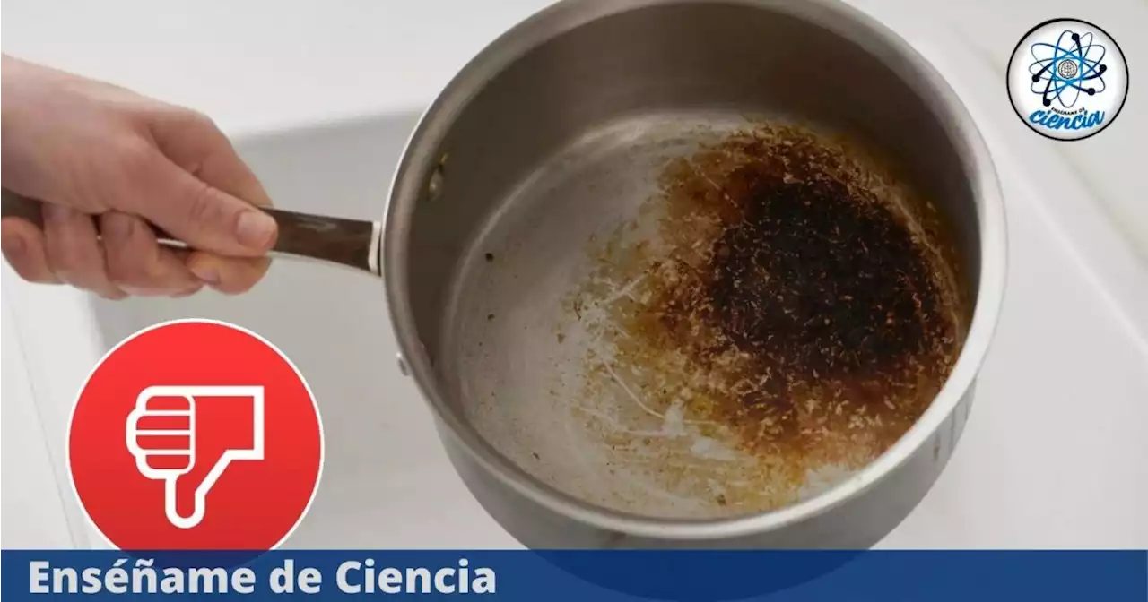 Limpia fácilmente las ollas quemadas con estos trucos caseros