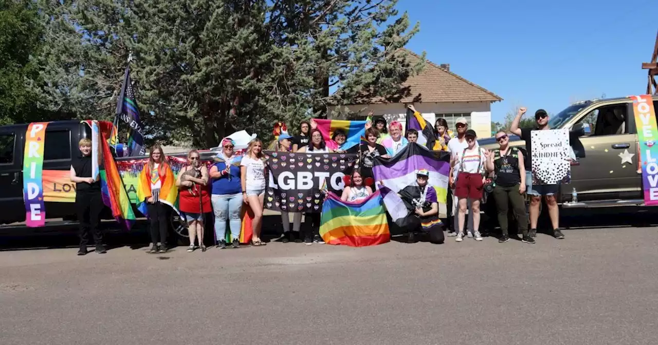 LGBTQ+ group celebrating Pride in historically FLDS community