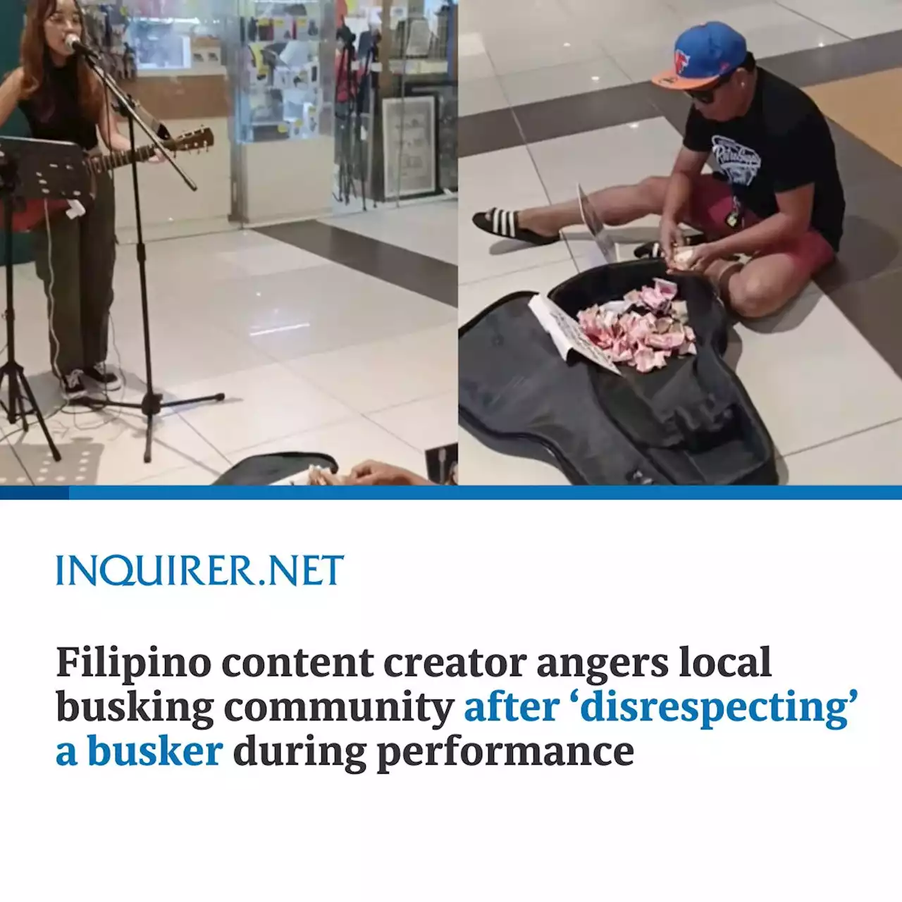 Filipino content creator angers local busking community after ‘disrespecting’ a busker during performance