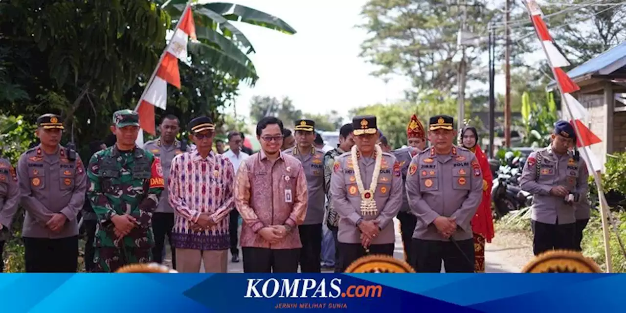 Bupati HST dan Kapolda Kalsel Resmikan 10 Unit Rumah dari Program Bedah Rumah di Batu Benawa