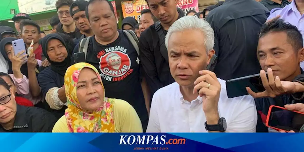 Ganjar Telepon Heru Budi dan Sekda DKI, Adukan Keluhan Pedagang Pasar Anyar Bahari