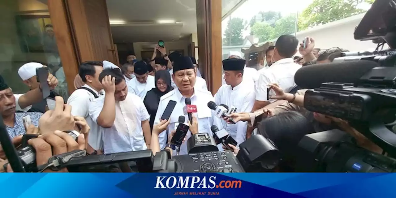 Setelah Ganjar Pergi, Menhan Prabowo Melayat ke Rumah Duka Desmond