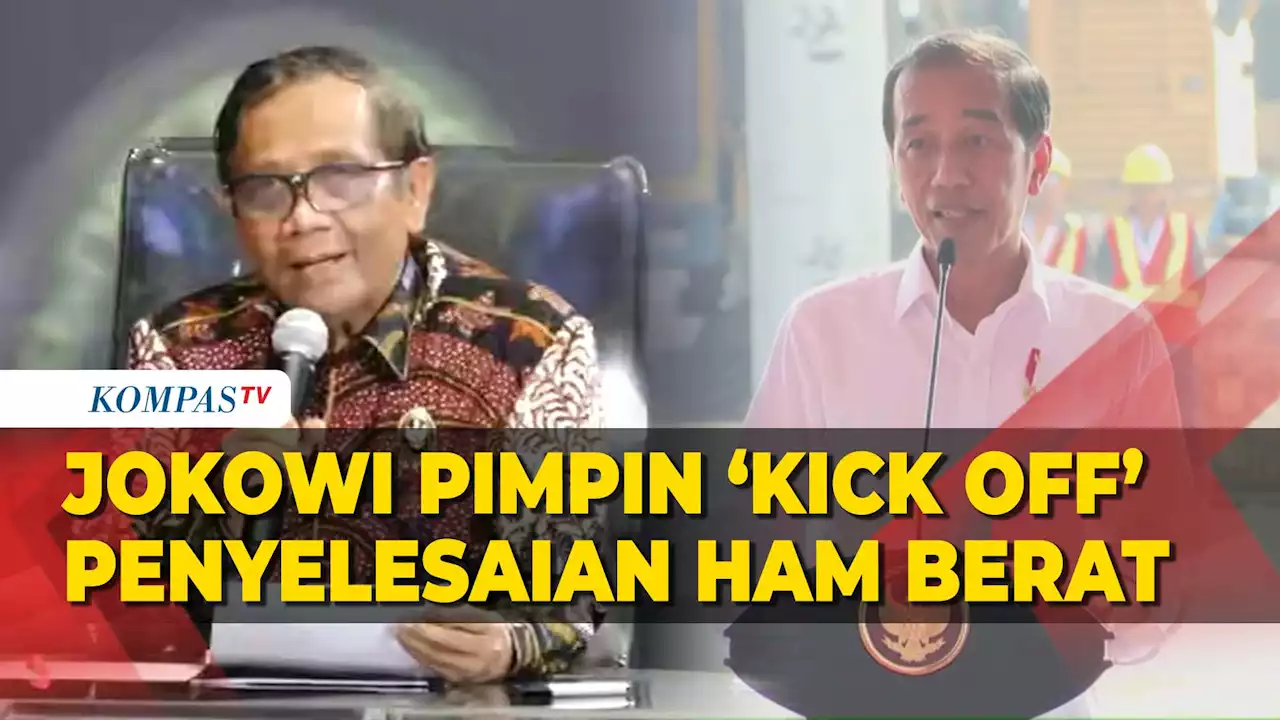 Mahfud MD Bilang Presiden Jokowi Akan Pimpin Kick Off Penyelesaian Pelanggaran HAM Berat