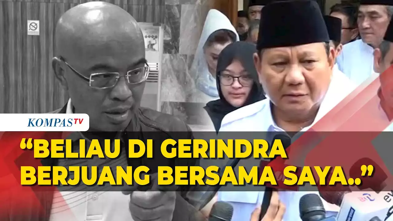 Prabowo Kenang Perjuangan Desmond Mahesa di Awal Partai Gerindra