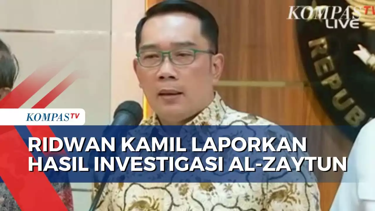 Ridwan Kamil Serahkan Tindak Lanjut Polemik Ponpes Al-Zaytun ke Mahfud MD