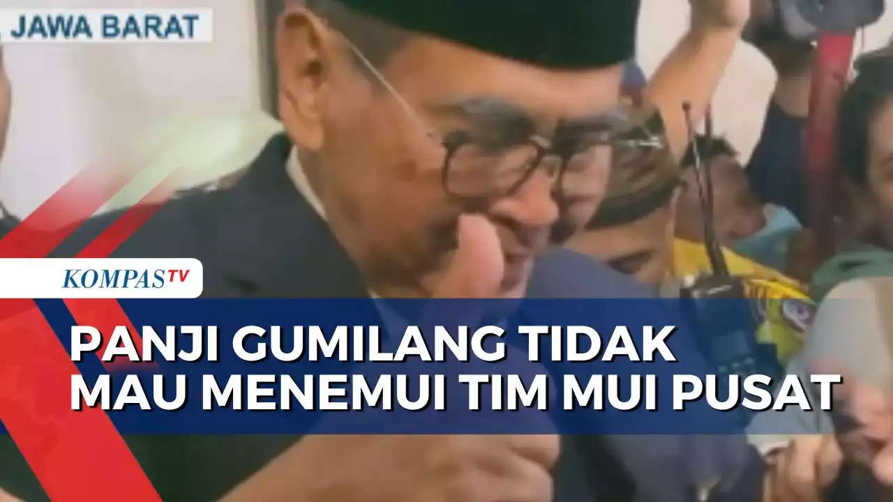 Tak Ada Pernyataan yang Keluar dari Panji Gumilang, Hanya Acungan Jempol yang Ia Berikan