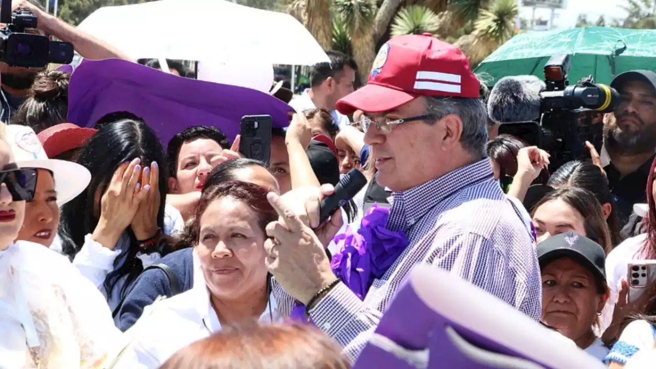 Marcelo Ebrard cambia propuestas por “sueños”, así fue su visita a Pachuca