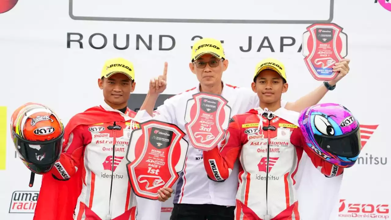 ARRC 2023: Dominasi Podium AP250, Merah Putih Berkibar di Balapan Asia