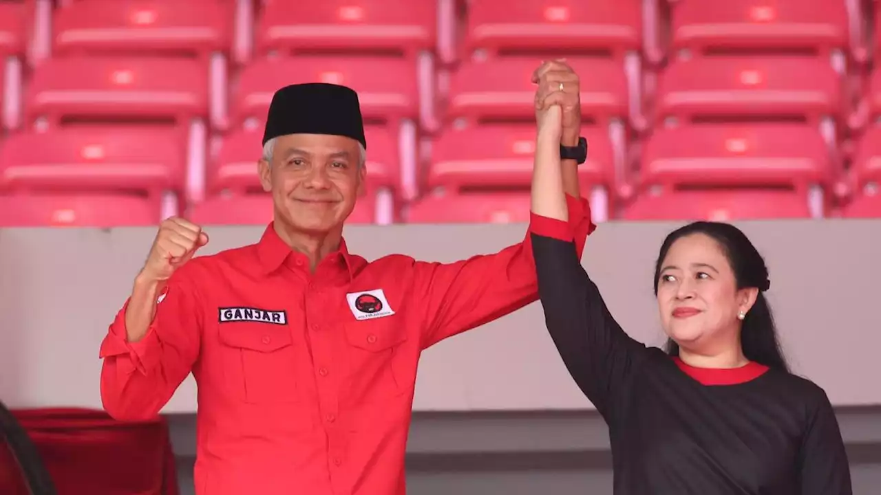 Momen Puan dan Ganjar Gandengan Tangan, Siap Menangkan Pilpres 2024