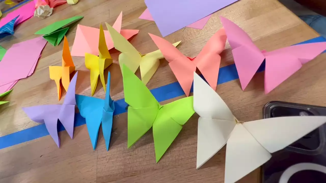 Teacher uses origami to help students master math