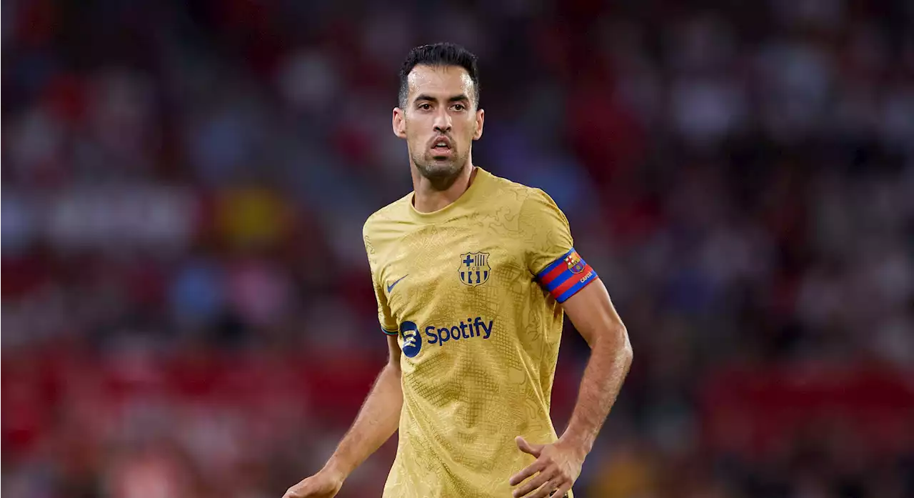 Barcelona legend Sergio Busquets joins Lionel Messi at MLS' Inter Miami