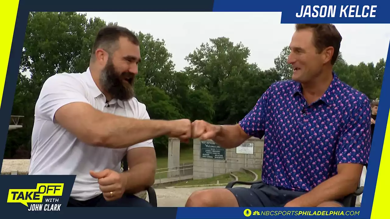 Jason Kelce previews EPIC celebrity bartending beach bash and Eagles offseason