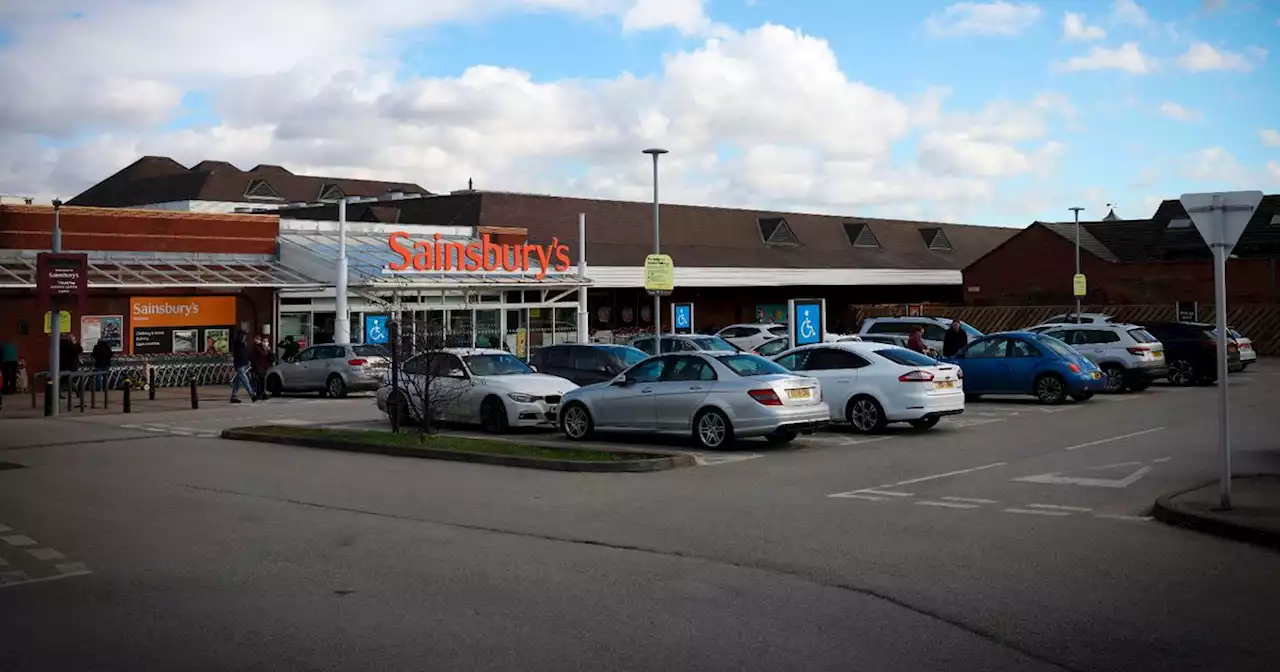 Car drives into trolleys outside Sainsbury's during incident