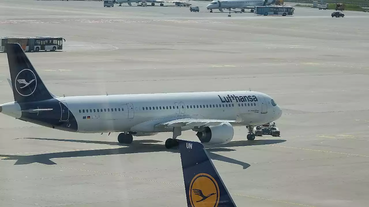 Nackte Frau randaliert in Lufthansa-Maschine