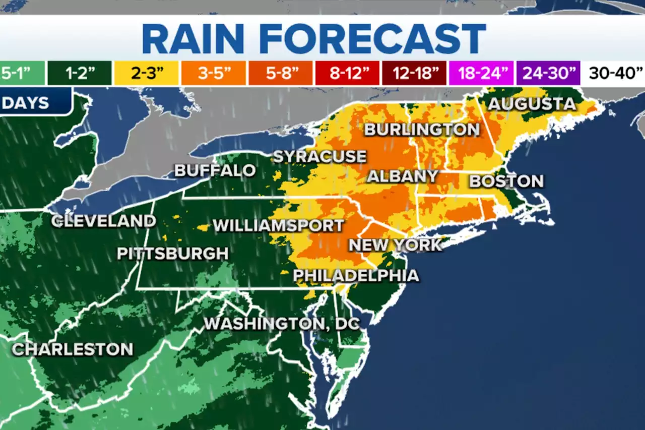 Northeast sees flash flooding with more storms expected during weekend washout