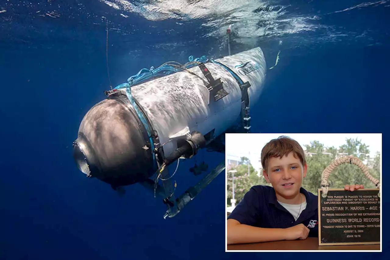 Sebastian Harris, youngest person ever to explore the Titanic wreck, details how he lost consciousness during ‘dangerous’ expedition