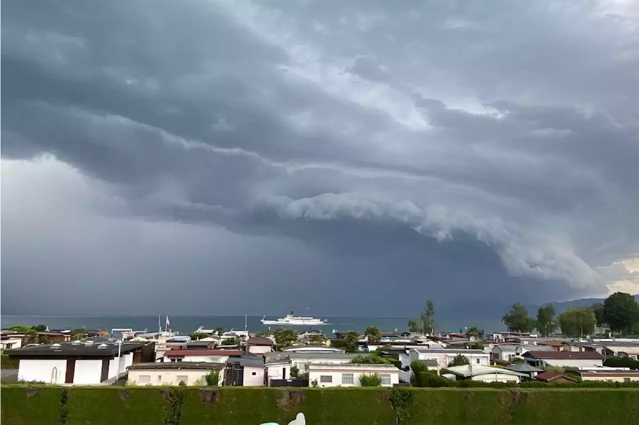 Wetter: Teils starke Gewitter gestern Donnerstag und zwei neue Rekorde