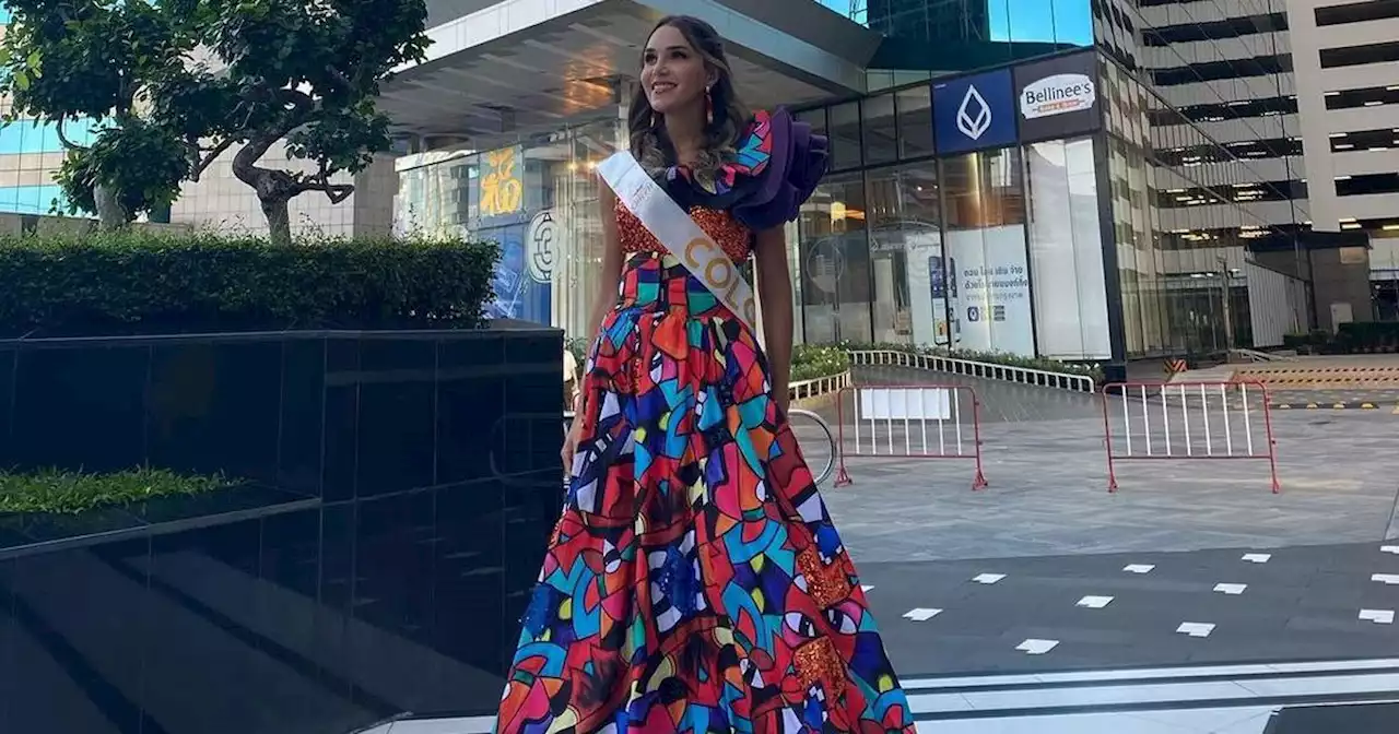 “Diosa de las aves”, el vestido con el que Ange La Furcia homenajeó a Colombia en el Miss International Queen