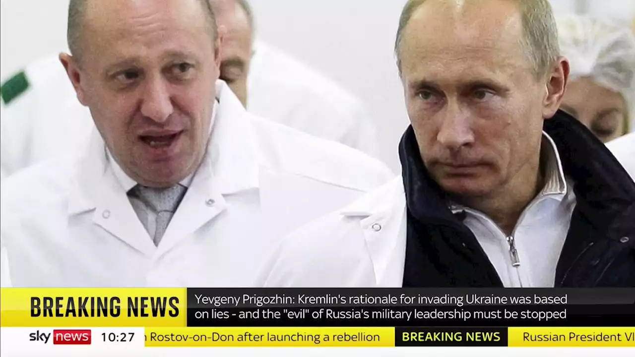 Ukraine-Russia war latest: Wagner troops seize city 300 miles from Moscow; Putin calls rebellion 'treason'