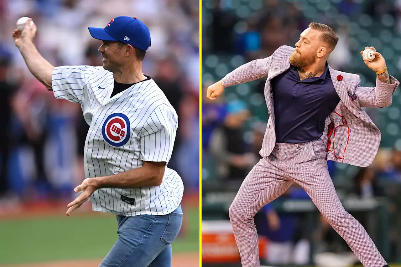 Jimmy Anderson outclasses Conor McGregor with perfect first pitch at MLB London Series