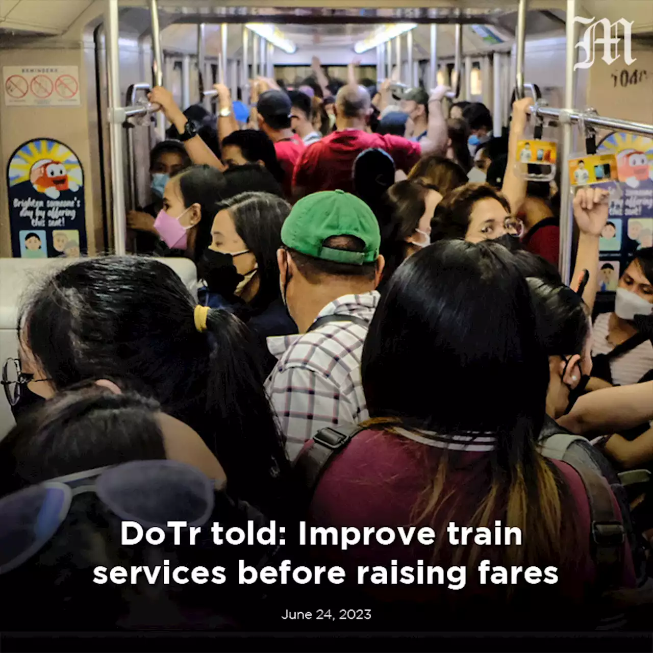 DoTr told: Improve train services before raising fares