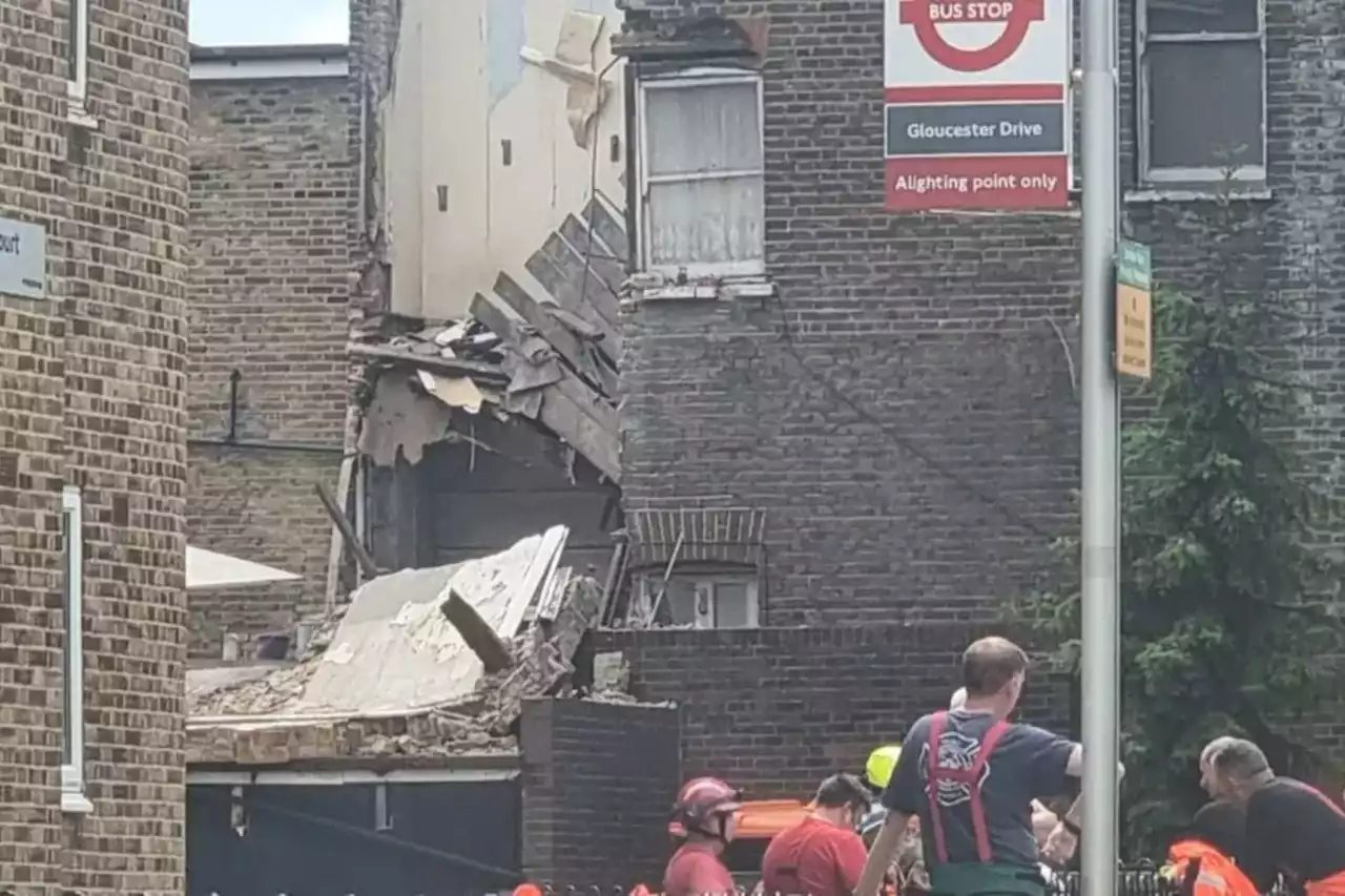 House collapses suddenly with urgent hunt for people trapped under rubble