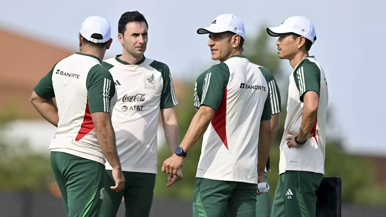 Jaime Lozano deja ver su primera alineación en el entrenamiento de la Selección Mexicana