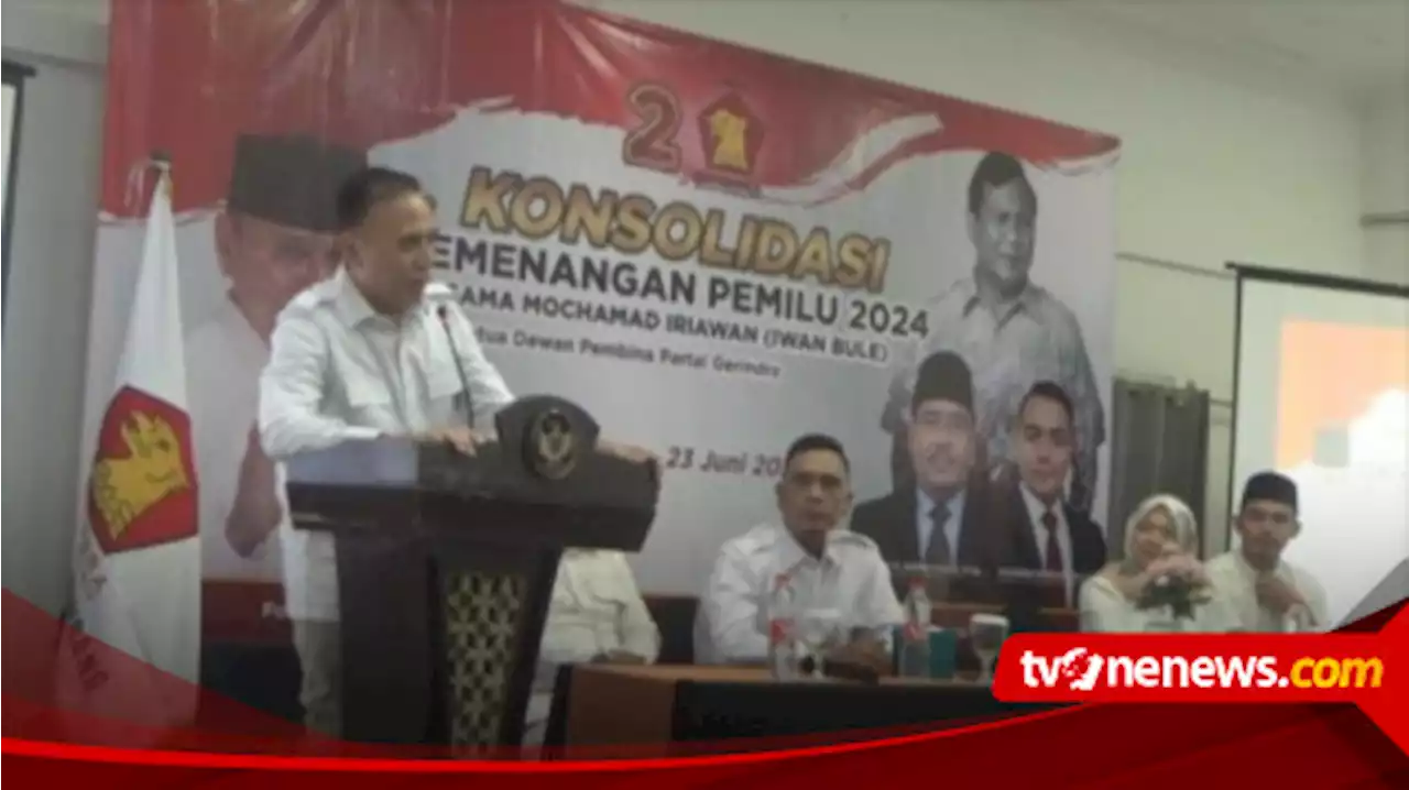 Iwan Bule Pompa Semangat Kader Gerindra di Jombang Menangkan Prabowo saat Pilpres 2024