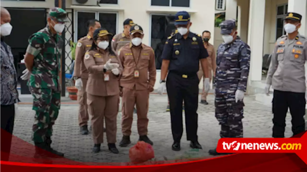 Ratusan Kilo Daging Dan Buah-buahan Dimusnahkan Stasiun Karantina Karimun