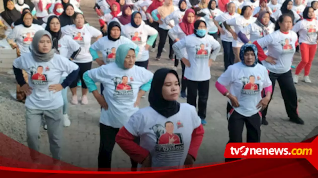 Relawan Sedulur Saklawase gelar Senam Sehat Bersama Ibu-ibu