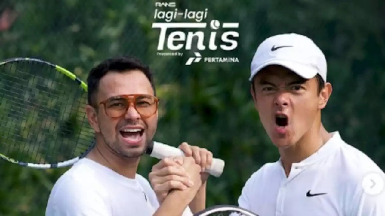 Pertandingan Sengit Selama 2 Jam, Raffi Ahmad-Dion Wiyoko Juara Lagi-Lagi Tenis