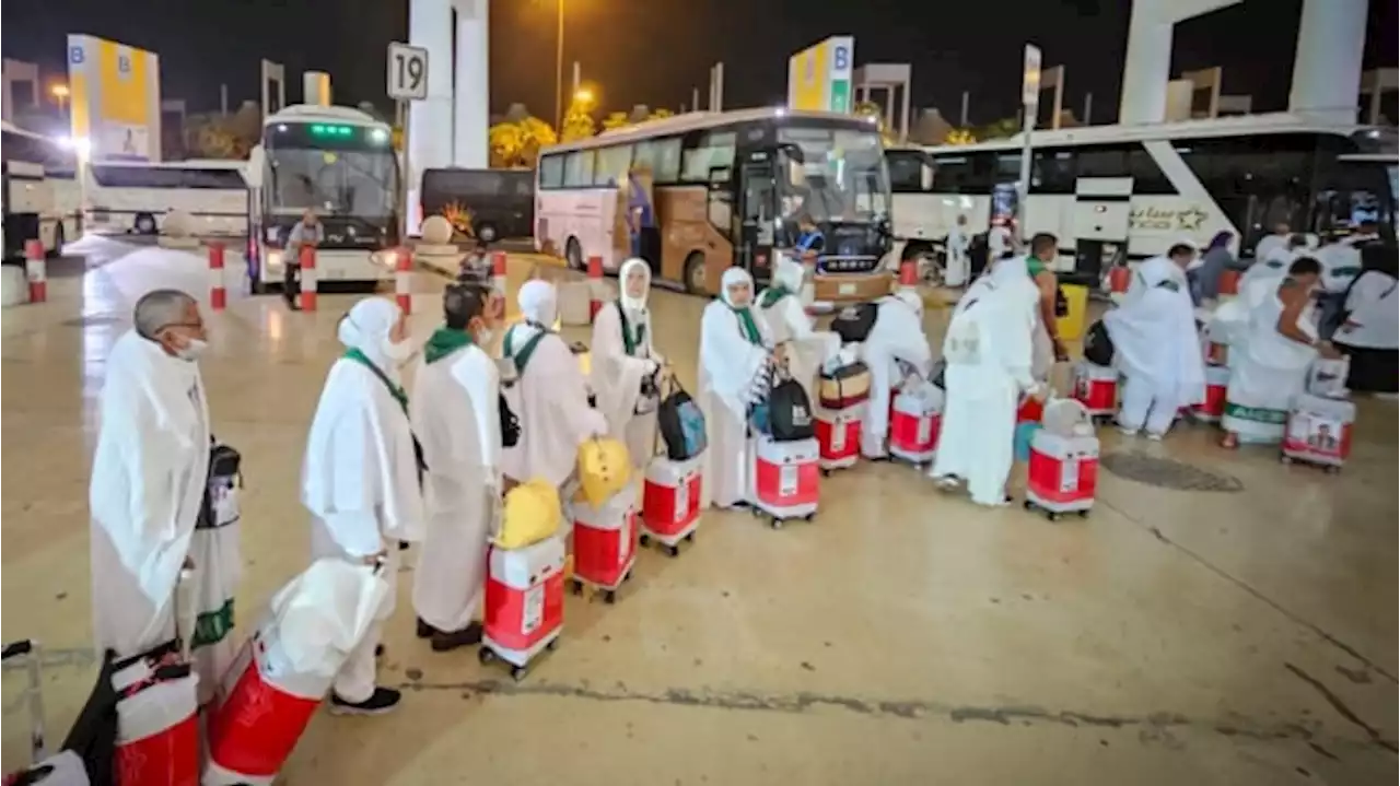 Kedatangan Jemaah Haji Indonesia di Bandara Jeddah Berakhir