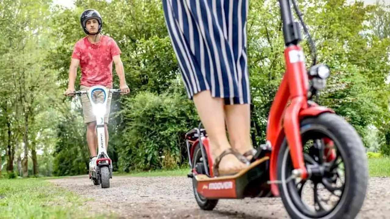 ärger über e-scooter in den parkanlagen